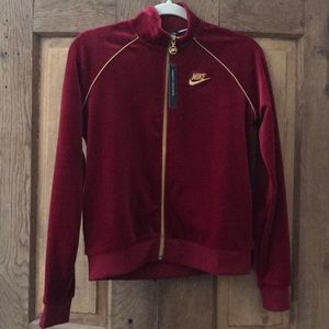 NWT Nike Velour Track Jacket